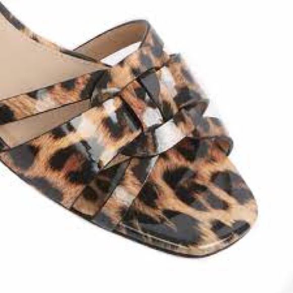 ALDO Astirassa Sandals Slides Patent Animal Print - Picture 2 of 11